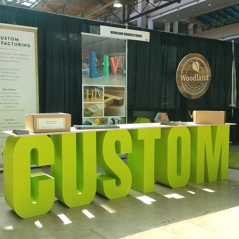 Table Foam Letters Custom Special Event Table