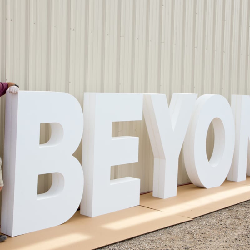Large Foam Letters Custom Oversized Woodland Manufacturing