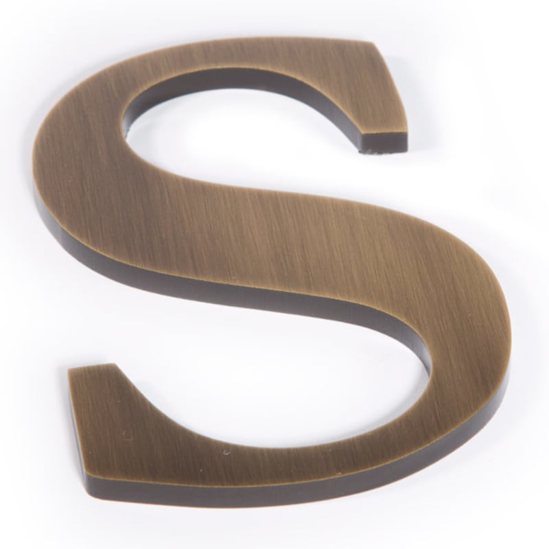 Brass Letters & Signs - Brushed, Oxidized or Mirror Polished