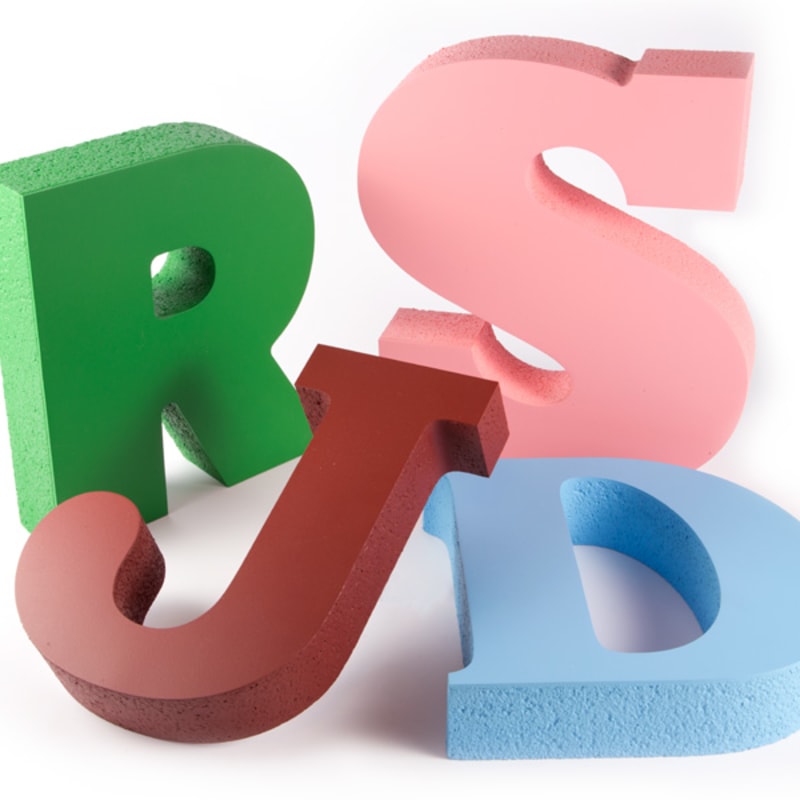 Painted Foam Letters Order Custom. Any Font. Any Color. Woodland