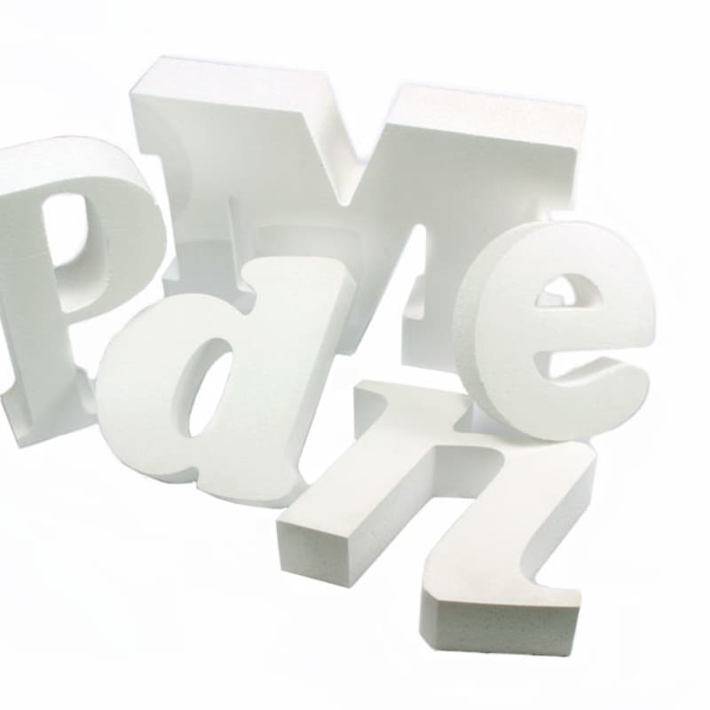 Cardboard Letters  Temporary Craft Letters