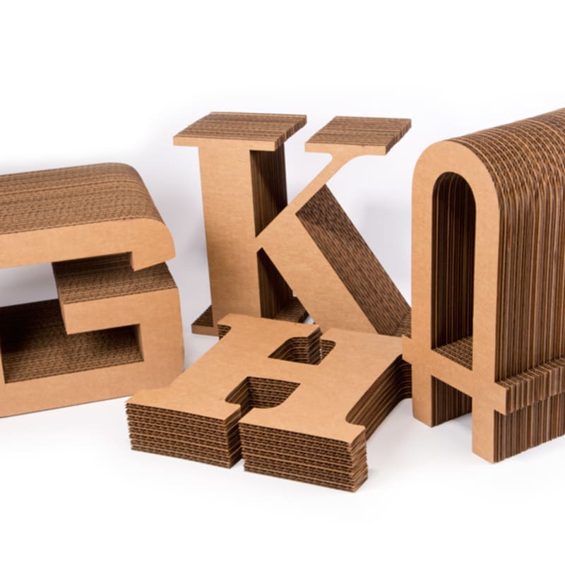 Thick Cardboard Letters Any Font Any Size Woodland Manufacturing