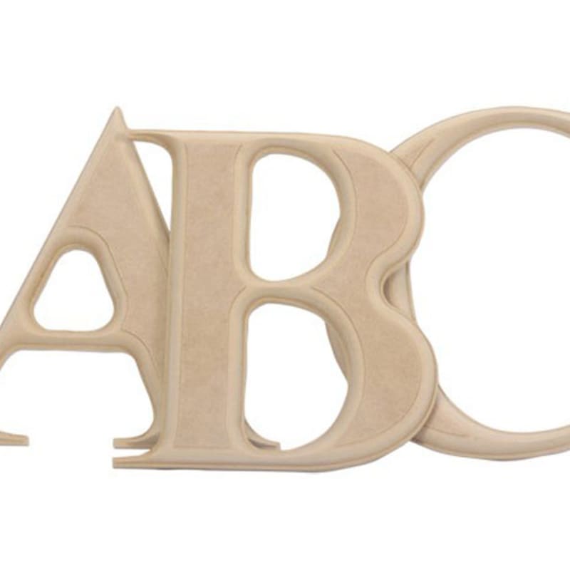 Unpainted MDF Wood Letters | MDF Letters | Composite Letters