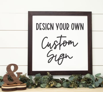 Custom Wood Signs 