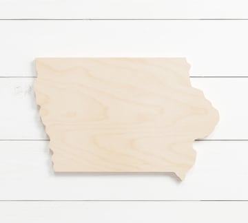 Massachusetts State Shape Unfinished Wood Cutouts DIY Crafts MA Variety of  Sizes