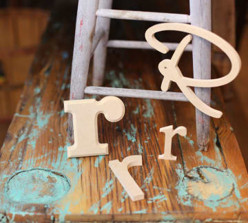 Wooden Craft Letters Unfinished Craftcuts Com