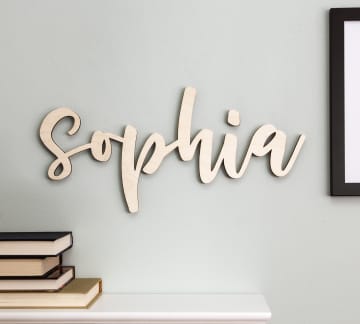 Custom Wooden Wall Signs - Names & Letters