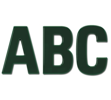Formed Plastic Letters Custom Building Signs Woodland Manufacturing