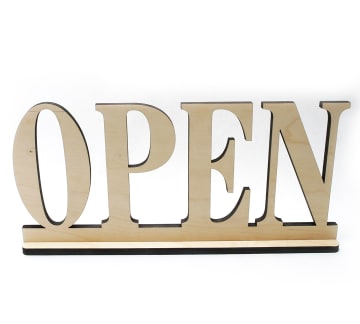 Stand Alone Letters on Base | Woodland Manufacturing