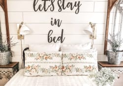 Let's Stay In Bed Sign