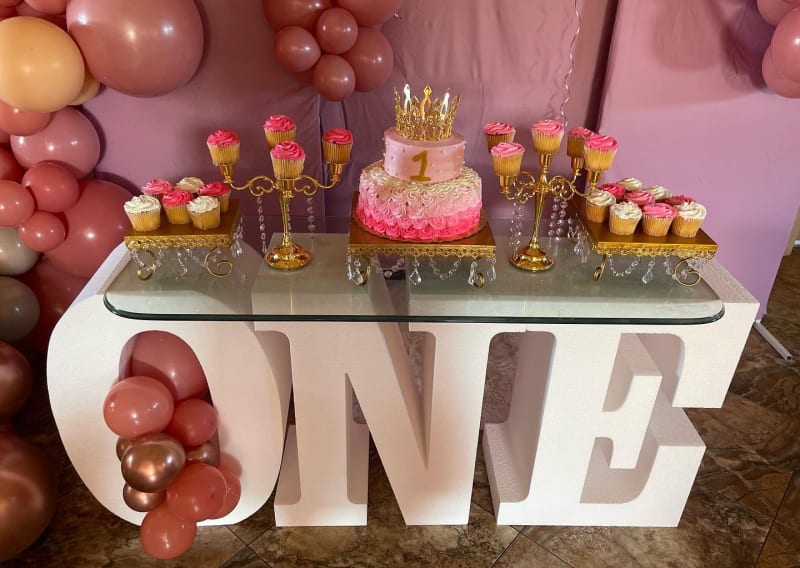 Giant Huge Foam Love Table Base Birthday Party Any Four Letters Party Decor  Custom Four Letter Word Foam Letters Backdrop 8in thick