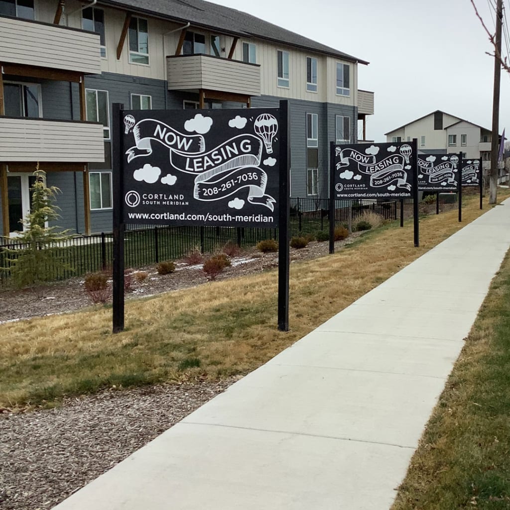 Metal Site Sign - Custom | Advanced Sign