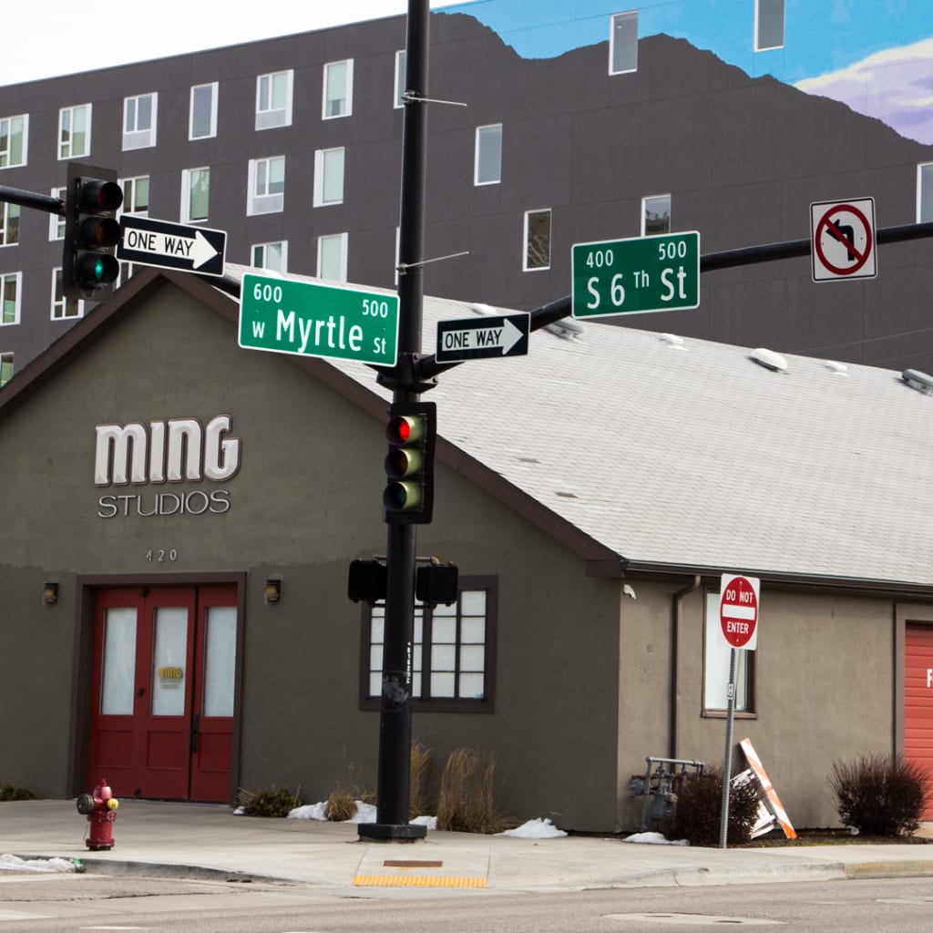 Mast Arm Street Name Sign Advanced Sign