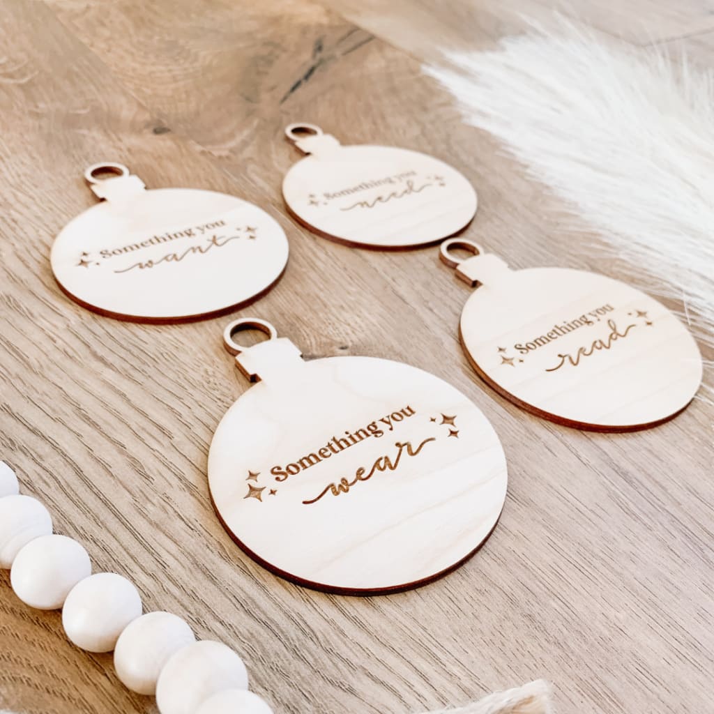 Personalized Gift Tag - Set of 4 - 4 Gift Rule – The InSpirited Home