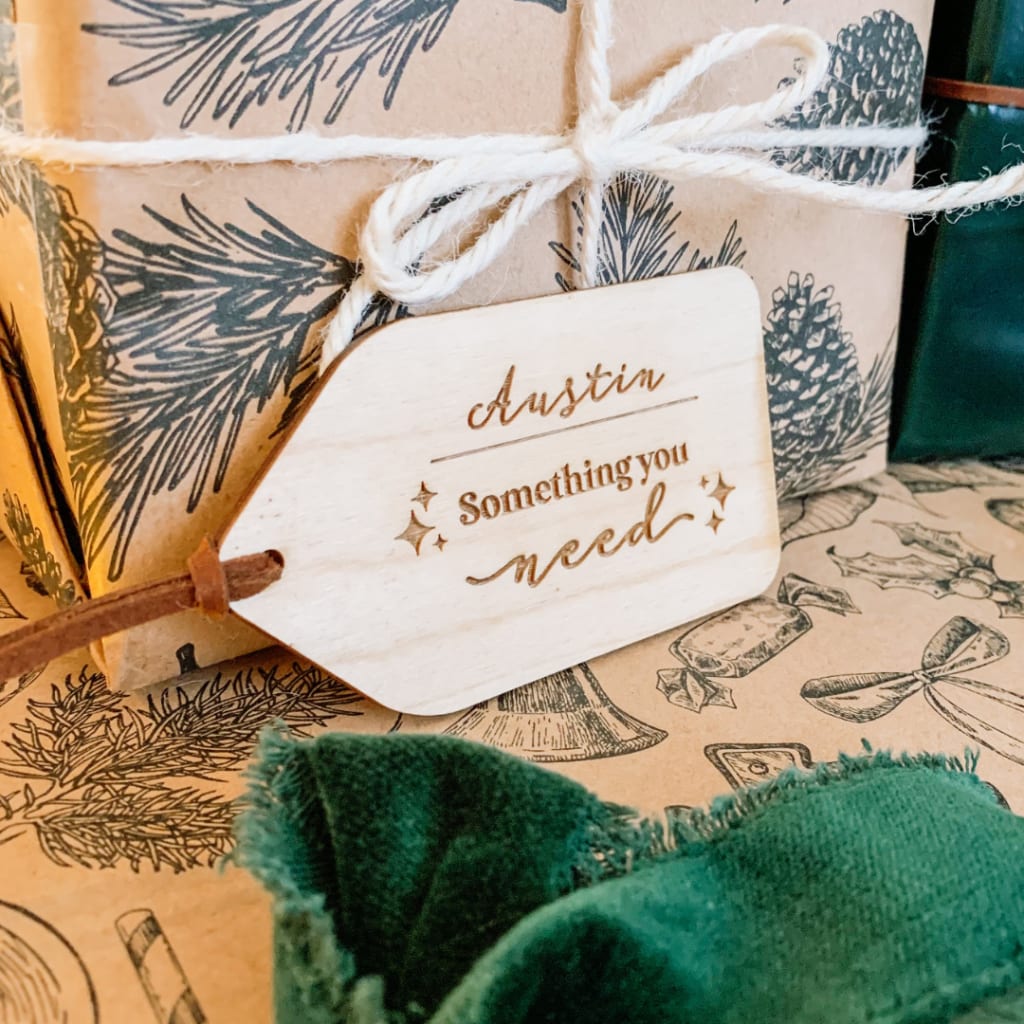 Personalized 4 Gift Rule Tags | CraftCuts.com
