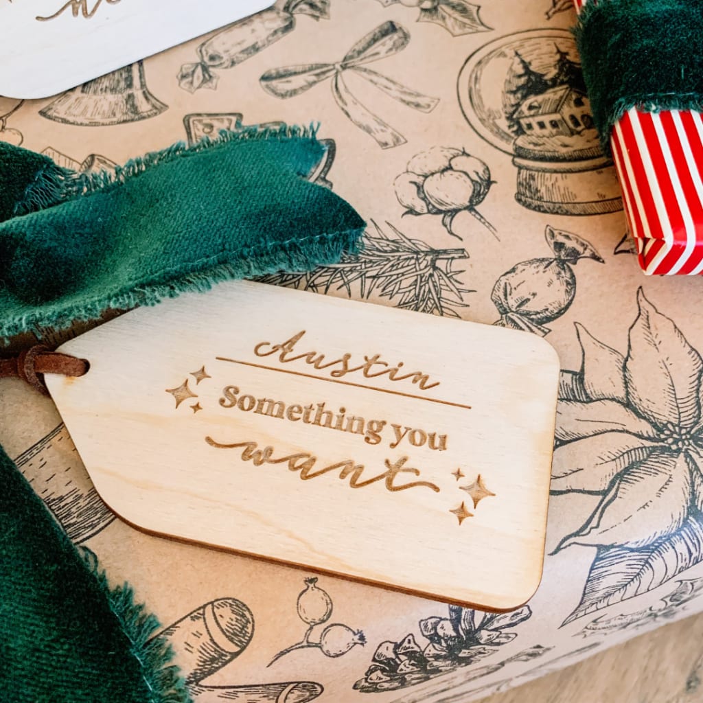 Personalized 4 Gift Rule Tags | CraftCuts.com