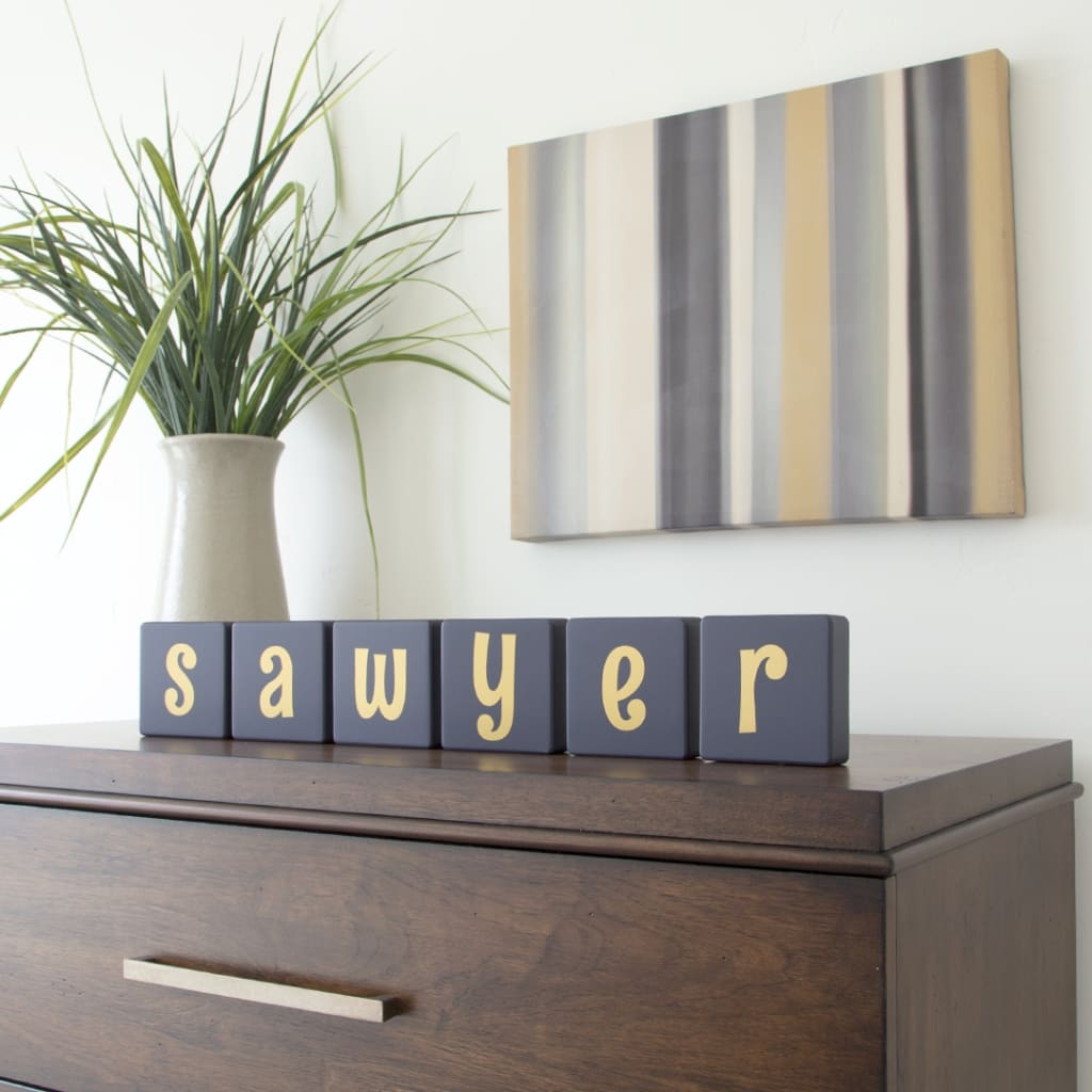 High-Quality block letters decor for Decoration and More 