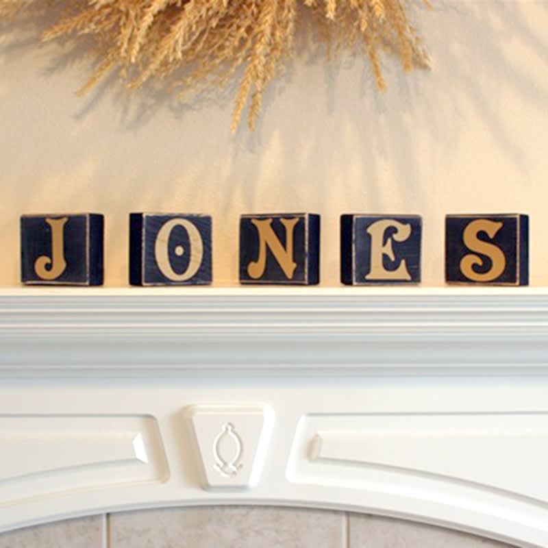 Wood Block Letters - Custom Baby Block Letters