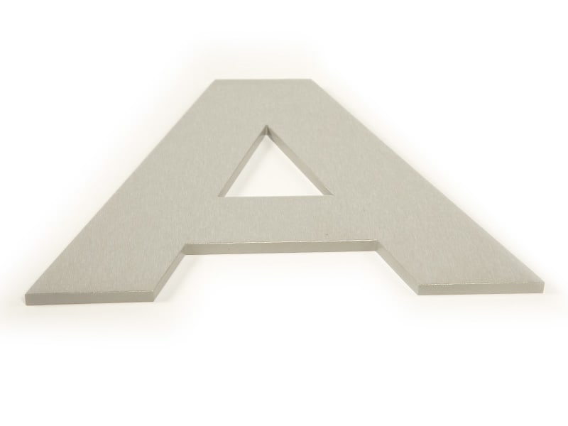 Brushed Metal Letters Craftcuts Com