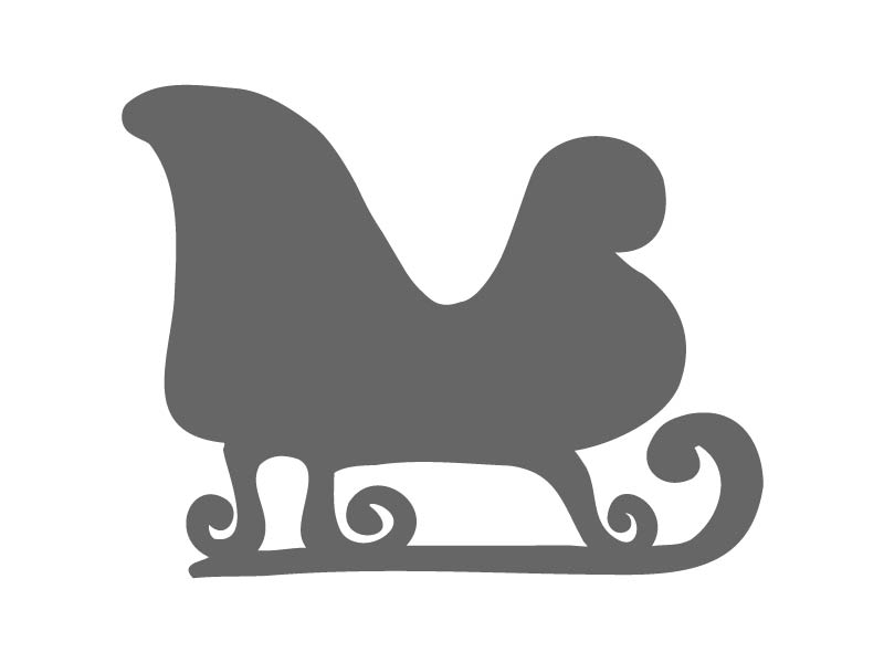 Ready Sleigh Craft Shape | Craftcuts.com