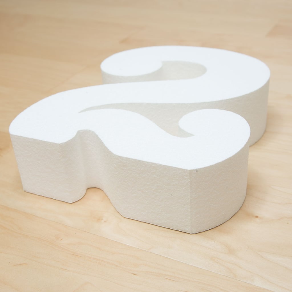 Buy Set Of Two Large 3D Foam Numbers For Sale