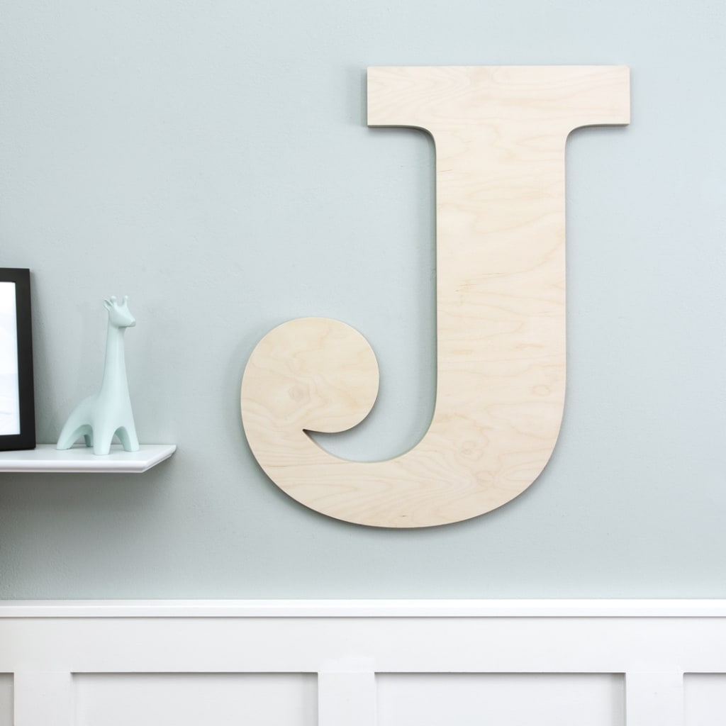 Large Letter Wall Sticker By Little Chip