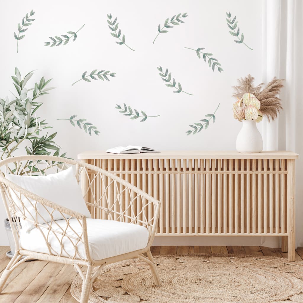 Leaf furniture decals, stickers 