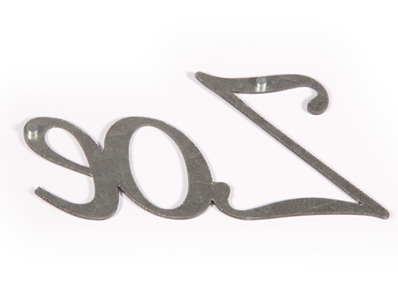 Mild Steel Letters - Custom Welding Signs