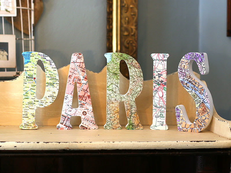 Standing Wood Letters - Shelf Letters