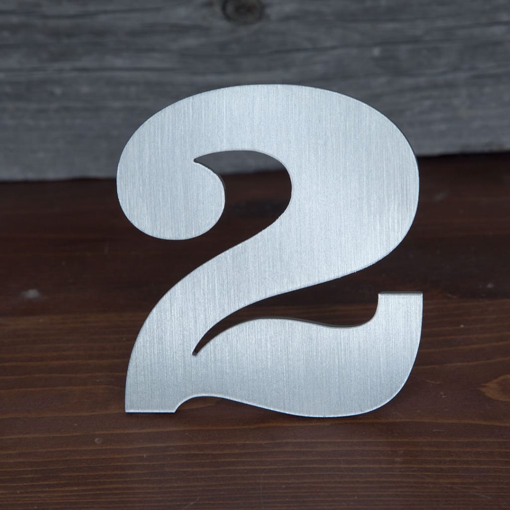 1 Inch Small Metal Letters & Numbers – Industrial Unpainted DIY Wall Lettering