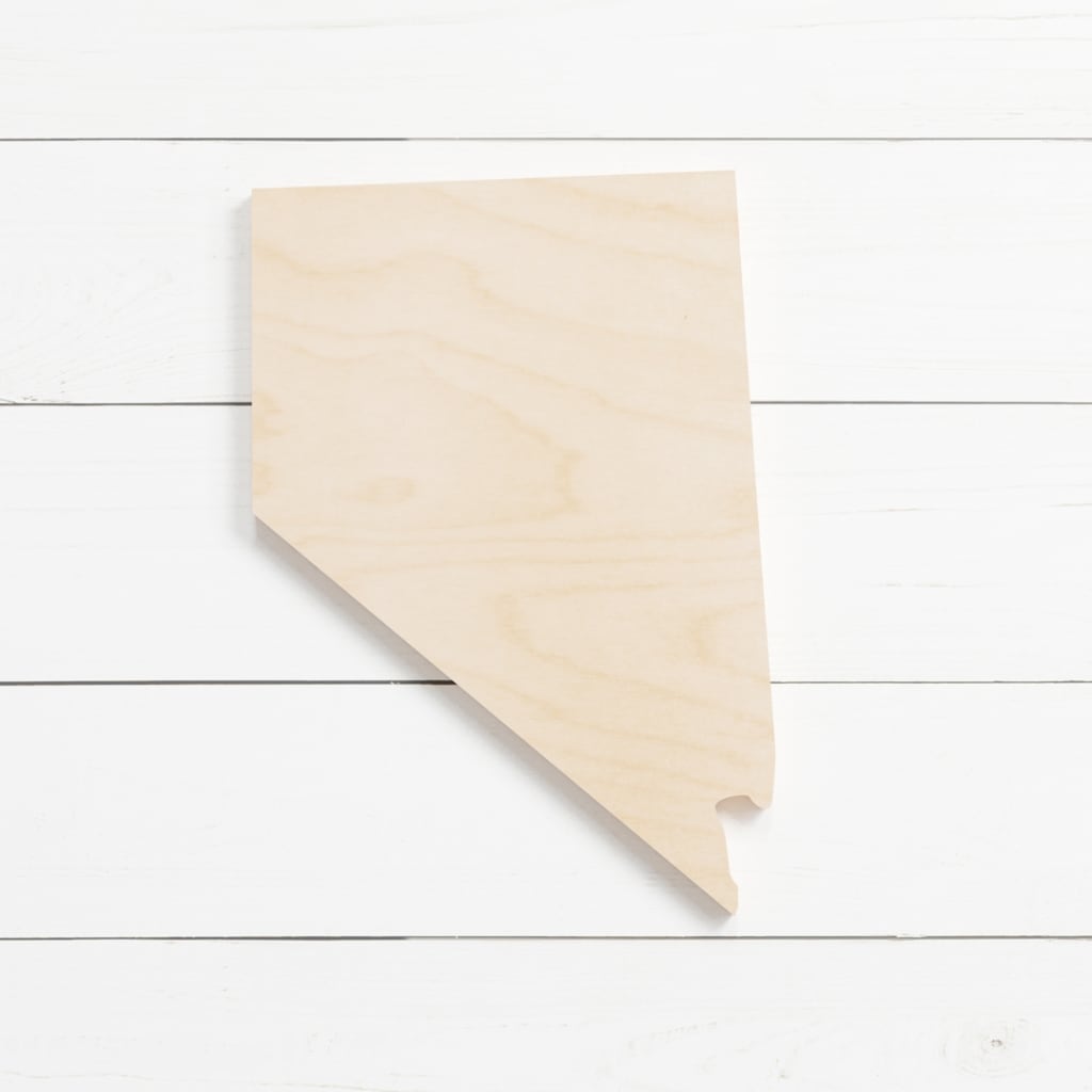 Nevada Craft Shape Wood Cutout Any Size Craftcuts Com