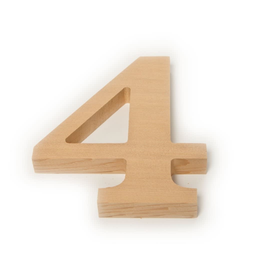 Wood Layout Letters & Numbers: Clarendon Font (3 Tall) - 47-Piece