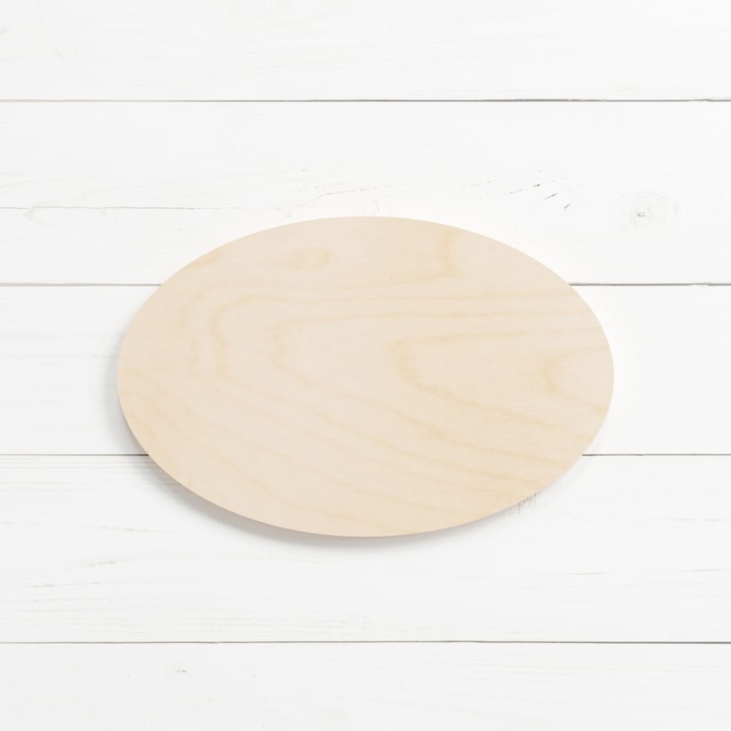 Wooden Oval Cutouts 16-inch x 11-3/8-inch, 1/4 Inch Thick, Pack of 100  Unfinished Wood Cutouts for Crafts, by Woodpeckers