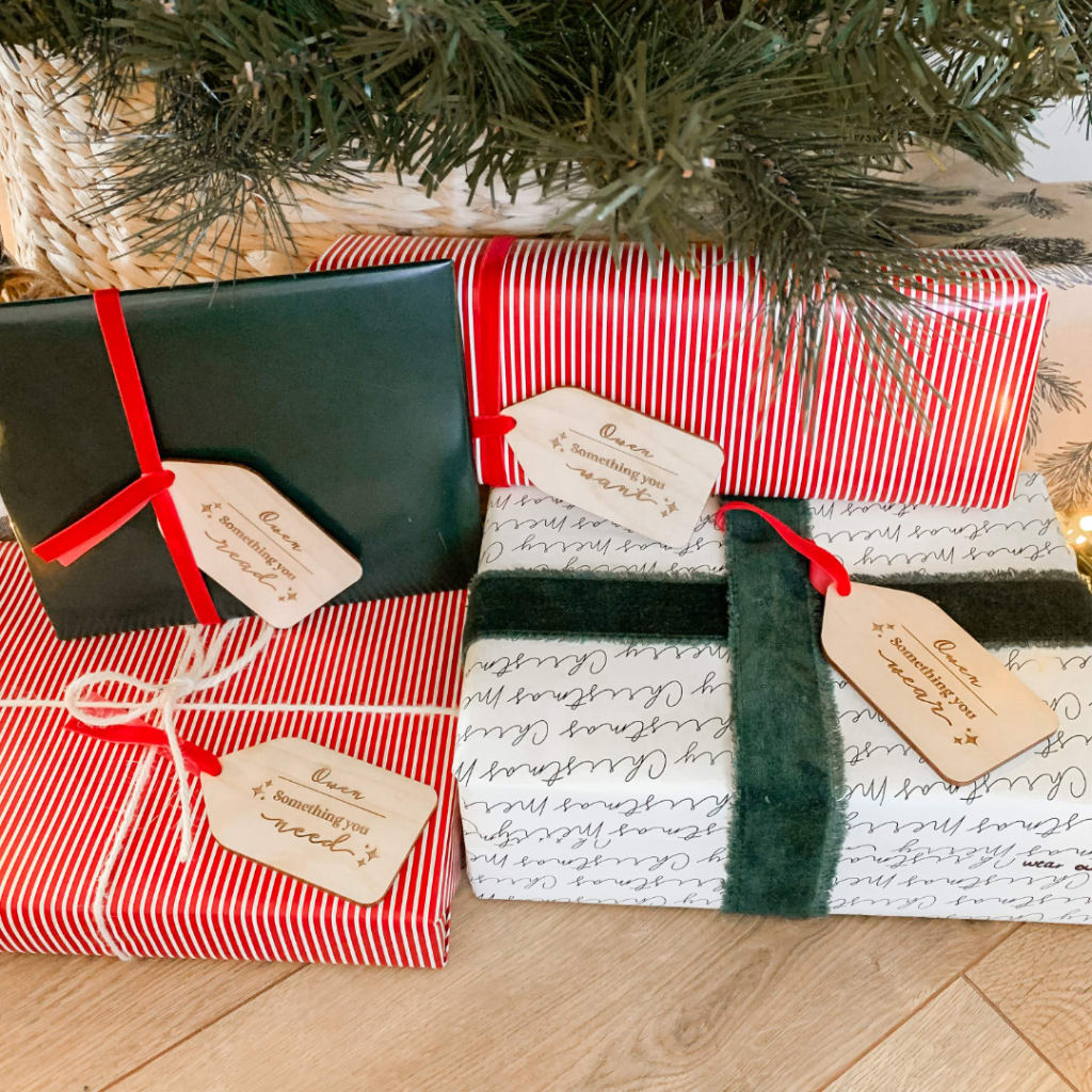 Personalized 4 Gift Rule Tags | CraftCuts.com