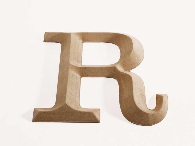 Full Alphabet 6 Inch MDF Wood Letters in Standard Serif Type Face Font for  Signs or Names 