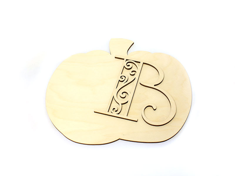 Fall Theme Bogg Bag Tags Monogram Monogrammed Kit Wood Glowforge