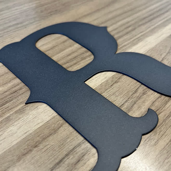 Patena Lettering Charcoal Patina Metal Craft Letters | Craftcuts.com