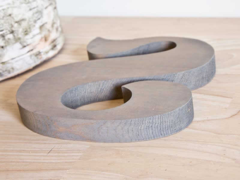 Cedar Letter Rustic Letter Craftcuts Com