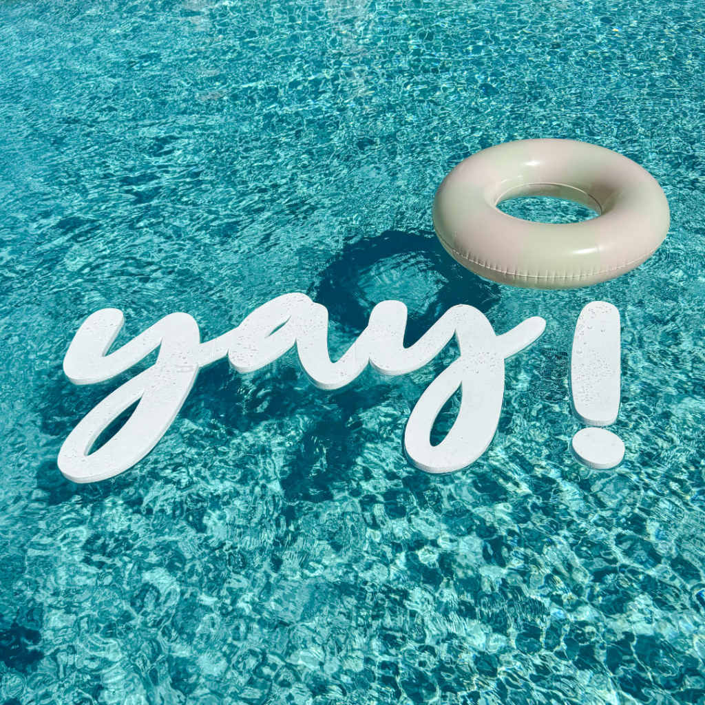 Floating Script Png Script Foam Letters | CraftCuts.com