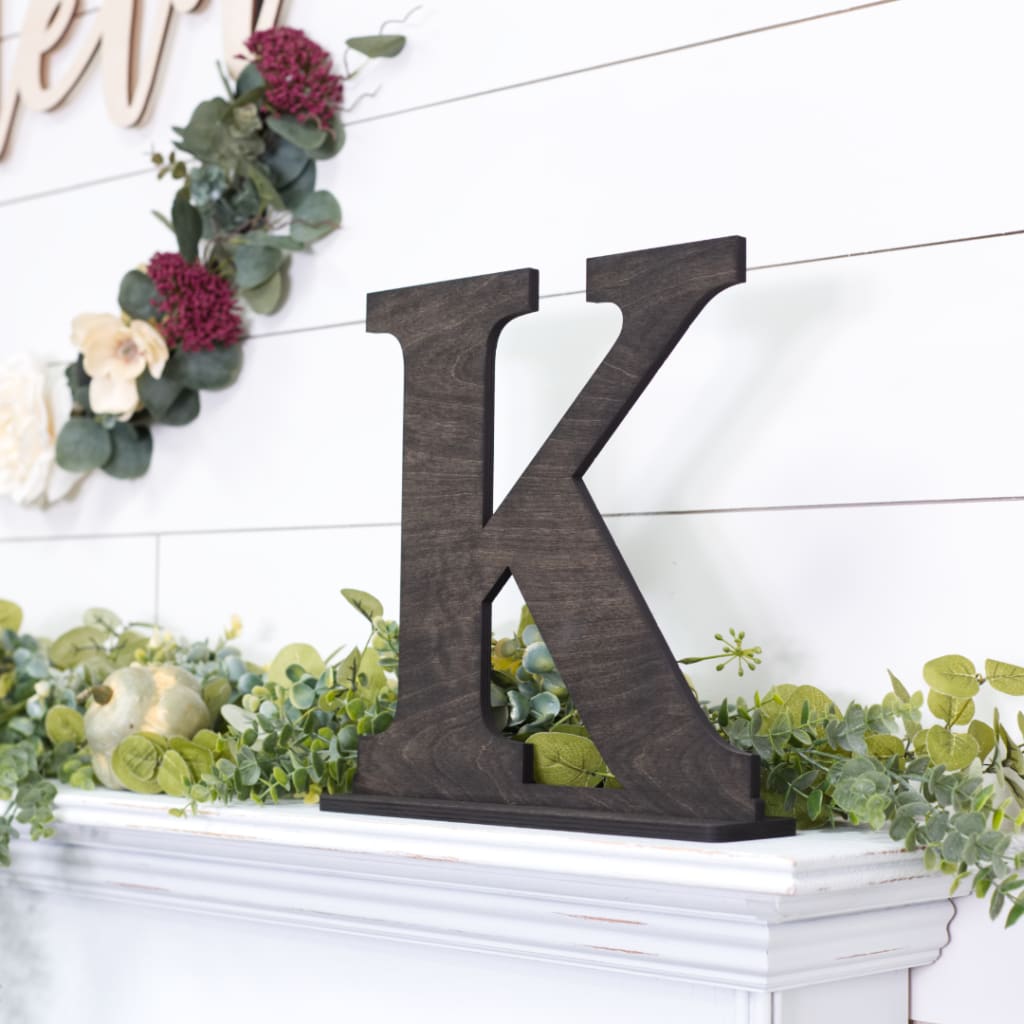 Standing Decorative Letters, Wooden Letters for Shelf, Custom