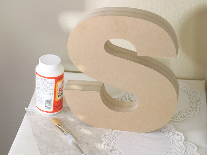 Standing Wood Letters - Shelf Letters