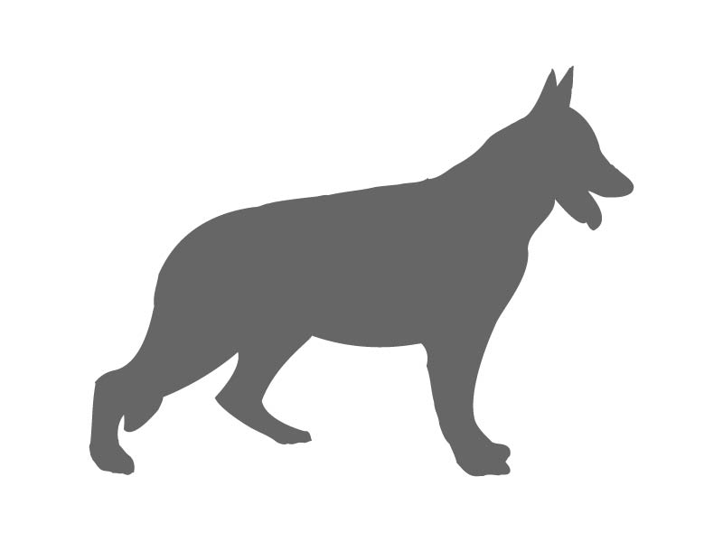 German Shepherd Stencil | Craftcuts.com German Shepherd Stencil | Craftcuts.com