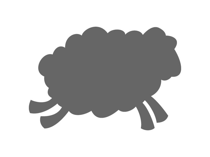 Lamb Stencil