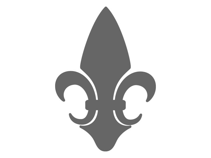 Fleur De Lis Fleur De Lis 3 Stencil  Craftcuts.com