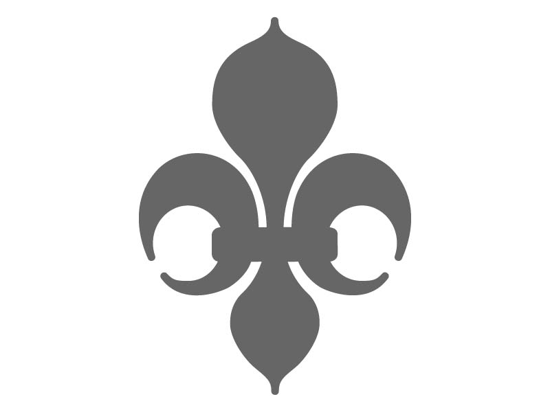 Fleur De Lis Fleur De Lis 6 Stencil  Craftcuts.com