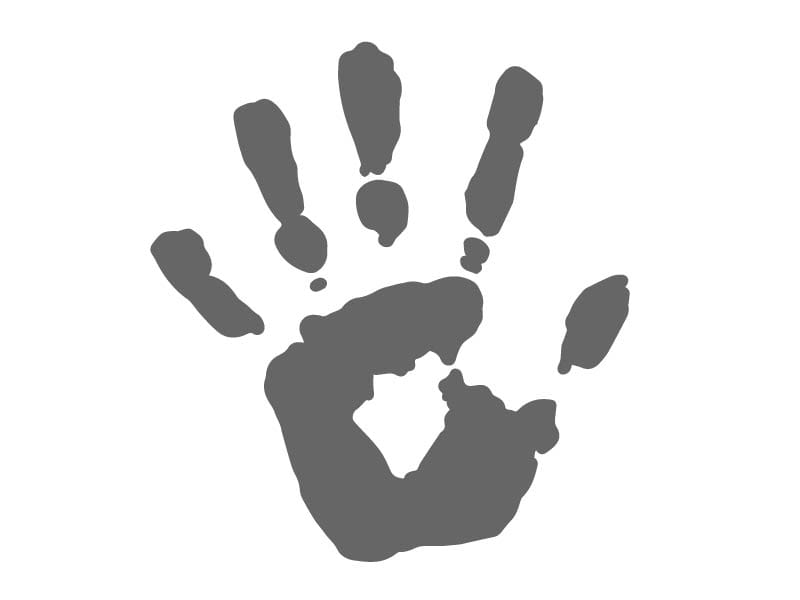 Handprint Stencil