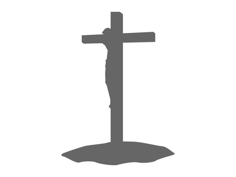 Crucifixion Stencil | Craftcuts.com