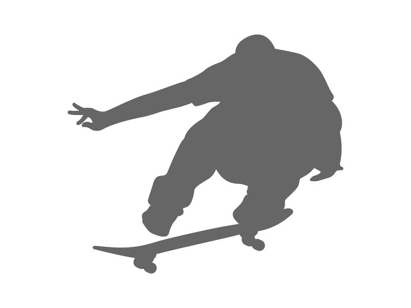 skateboard ollie stencil craftcutscom