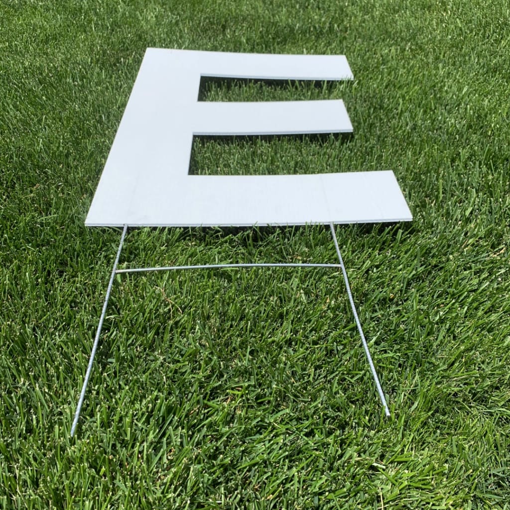 Thin Plastic Letters Custom Temporary Signs Craftcuts Com