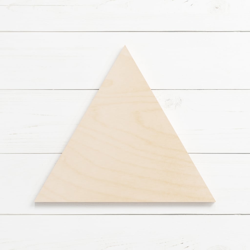 wood triangles for crafts